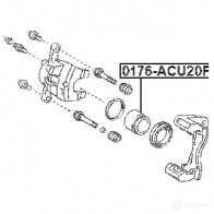 Поршень тормозного суппорта FEBEST 4056111084428 0176acu20f SD Z4T4 3821591 - Изображение 2