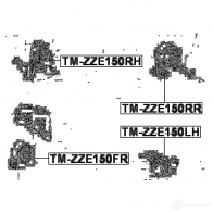 Подушка двигателя, опора FEBEST MK9 8I 4056111038223 tmzze150fr 3829968 - Изображение 2