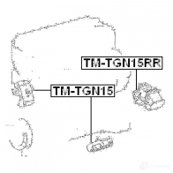 Подушка двигателя, опора FEBEST tmtgn15rr 3829957 QVP N6KQ 4056111062600 - Изображение 2