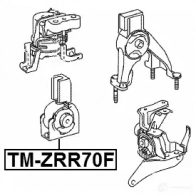 Подушка двигателя, опора FEBEST D FGQQ0 tmzrr70f 3829966 4056111115269 - Изображение 2