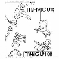 Подушка АКПП FEBEST 3829931 5W1R 3U7 4056111111087 tmmcu15rr - Изображение 2