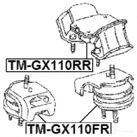 Подушка двигателя, опора FEBEST X 8XKBIF 4056111077970 3829918 tmgx110fr - Изображение 2