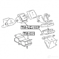 Подушка двигателя, опора FEBEST MR0 S4 4056111078830 3829962 tmuzj100f - Изображение 2