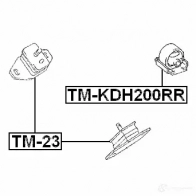 Подушка двигателя, опора FEBEST tmkdh200rr X U74EWR 4056111108407 3829926 - Изображение 2