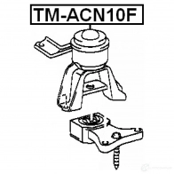Подушка двигателя, опора FEBEST 4056111015262 1062049686 A CPHQ tmacn10f - Изображение 2