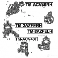 Подушка двигателя, опора FEBEST 3829897 B V6GFPO 4056111065960 tmacv40f - Изображение 2