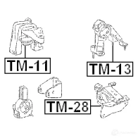 Подушка двигателя, опора FEBEST MD0LA I 4056111000596 3829866 tm11 - Изображение 2