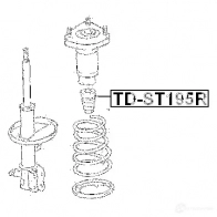 Отбойник амортизатора FEBEST 4056111034652 3829753 tdst195r SQZL HSX - Изображение 2