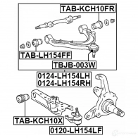 Сайлентблок FEBEST 4056111075679 3829622 8 NVCOT2 tablh154ff - Изображение 2