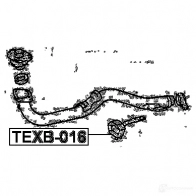 Крепление глушителя, набор FEBEST 4056111002149 3829804 N0OV W texb016 - Изображение 2