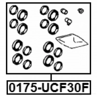 Ремкомплект суппорта FEBEST 4056111107288 QS9I OU 3821572 0175ucf30f - Изображение 2