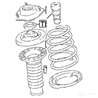 Отбойник амортизатора FEBEST 4056111077116 3829713 tdacr40f EF EAF - Изображение 2