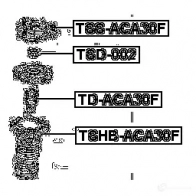 Отбойник амортизатора FEBEST 3829712 4056111054308 tdaca30f NO FO9W - Изображение 2
