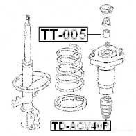 Отбойник амортизатора FEBEST 4056111073781 tdacv40r 3829718 5KJ VTNW - Изображение 2