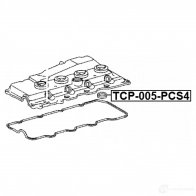 Комплект прокладок, крышка головки цилиндра FEBEST 1440024612 O C9CR TCP-005-PCS4 - Изображение 2