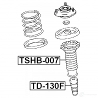 Отбойник амортизатора FEBEST Z EXVU 4056111031101 3829705 td130f - Изображение 2