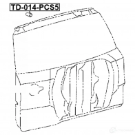 Буфер FEBEST TD-014-PCS5 1440024615 I T0PIC3 - Изображение 2
