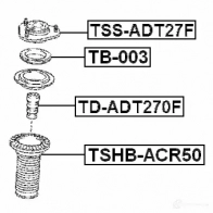Опорный подшипник FEBEST tb003 4056111053738 3829649 IFD1 W - Изображение 2