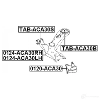 Сайлентблок FEBEST 3829593 tabaca30s 4056111032672 8 F4OY - Изображение 2