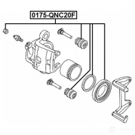 Ремкомплект суппорта FEBEST 3821567 0175qnc20f Q6R9G Z 4056111113968 - Изображение 2
