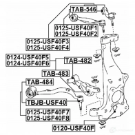 Сайлентблок FEBEST MT8 DMO 4056111100388 tab546 3829565 - Изображение 2
