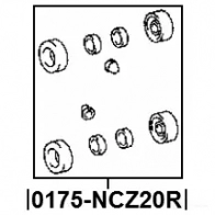 Ремкомплект суппорта FEBEST 4056111107264 1270587542 B7IMYP X 0175ncz20r - Изображение 2