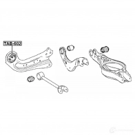 Сайлентблок FEBEST 1437431992 PXJ HCF tab602 - Изображение 2