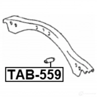 Сайлентблок FEBEST PBY NV 3829577 4056111112282 tab559 - Изображение 2