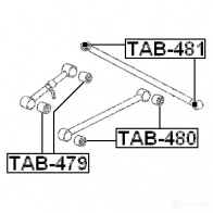 Сайлентблок FEBEST 4056111068831 3829503 3HHVKN Z tab479 - Изображение 2