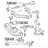 Сайлентблок FEBEST XQ0 8WZY 4056111086866 tab523 1423716141 - Изображение 2