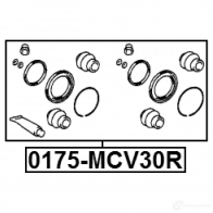 Ремкомплект суппорта FEBEST 4056111083711 0175mcv30r LM NFKR7 3821561 - Изображение 2