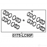 Ремкомплект суппорта FEBEST 3821557 HK Z05W 4056111048567 0175lc90f - Изображение 2