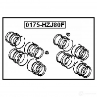 Ремкомплект суппорта FEBEST 4056111021478 3821552 0175hzj80f TFDD1F J - Изображение 2