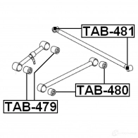 Сайлентблок FEBEST 4056111068855 tab481 PCRZ P 3829505 - Изображение 2
