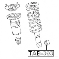 Втулка амортизатора FEBEST 3829395 4056111010274 tab303 U8VDE AD - Изображение 2