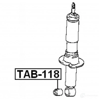 Распорная втулка амортизатора FEBEST E 1B3OVC 4056111002620 tab118 3829281 - Изображение 2