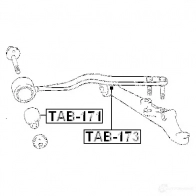 Сайлентблок FEBEST 4056111005102 3829323 23 EVW tab173 - Изображение 2