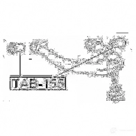Сайлентблок FEBEST 3829307 4056111012414 YF0M XP tab155 - Изображение 2