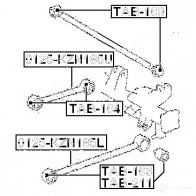 Сайлентблок FEBEST TC9H S tab163 4056111005164 3829314 - Изображение 2