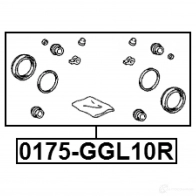 Ремкомплект суппорта FEBEST 0175ggl10r 7C PMXKQ 3821530 4056111092676 - Изображение 2