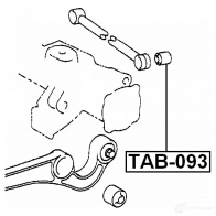 Сайлентблок FEBEST 3829259 4056111003573 tab093 A FJ2O7H - Изображение 2