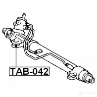 Крепление рулевой рейки FEBEST tab042 4056111001951 ELHA 9CO 3829221 - Изображение 2
