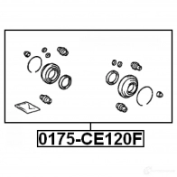 Ремкомплект суппорта FEBEST 3821527 0175ce120f 3UQR P 4056111084046 - Изображение 2