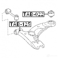 Сайлентблок FEBEST 3829204 I 89PLP 4056111011516 tab022 - Изображение 2