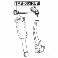 Сайлентблок FEBEST LI JK17 tab003rub 4056111057439 3829183 - Изображение 2