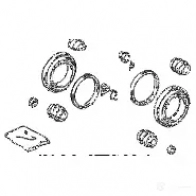 Ремкомплект суппорта FEBEST 4056111092348 0175anh20f 3821518 I47 DKS - Изображение 2