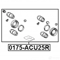 Ремкомплект суппорта FEBEST 3821507 4056111083599 VWFJZ BE 0175acu25r - Изображение 2
