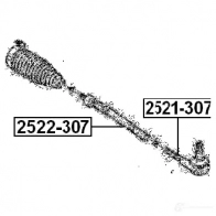 Рулевая тяга FEBEST 4056111047188 3825181 2522307 3U3CY W - Изображение 2