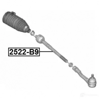 Рулевая тяга FEBEST 2522b9 3825182 ALU J5S 4056111107110 - Изображение 2