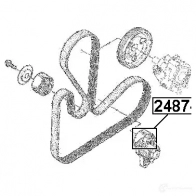 Натяжной ролик приводного ремня FEBEST 8LH9B 8P 4056111063485 3825164 2487001 - Изображение 2